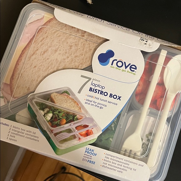 ROVE Other - ROVE 7-Piece Bistro Box - Clear and White